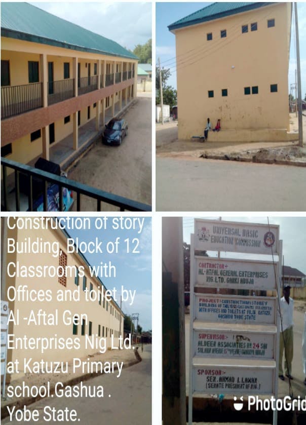 Construction Of A Story Building Block Of Twelve (12) Classrooms With Officees And Toilets At Filin Katuzu, Gashua Lga, Yobe State