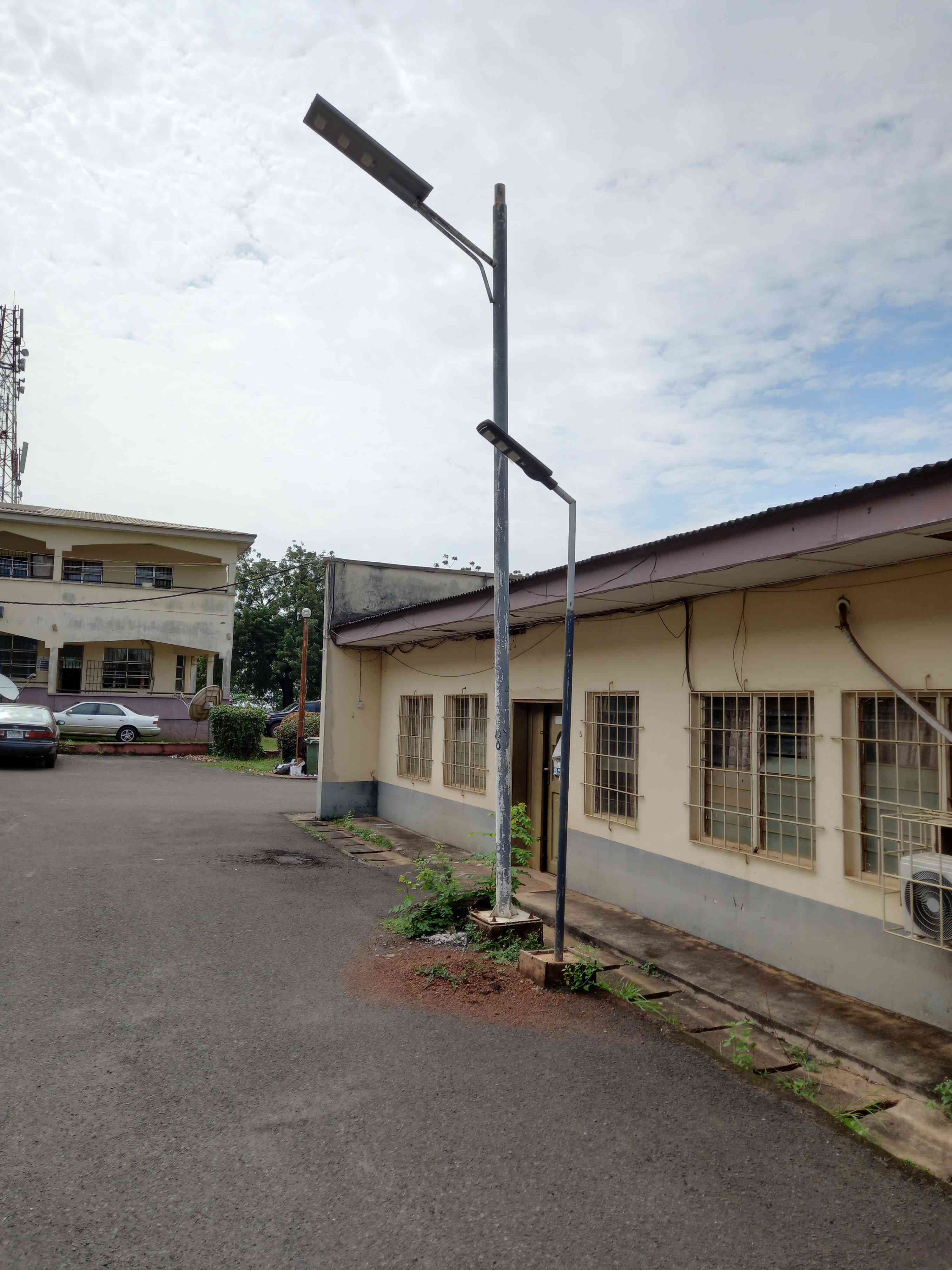 Installation Of Solar Street Light