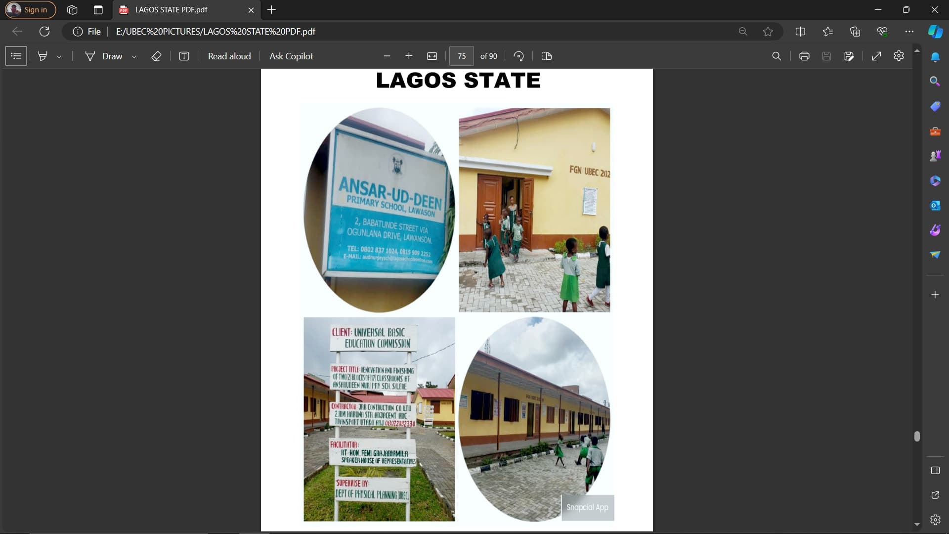 Provision Of School Furniture At Enugwuabo Primary School, Ufuma, Orumba North Lga, Anambra State